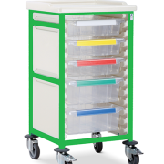 Caretray Trolley – Mild Steel, Standard Level, Double Column