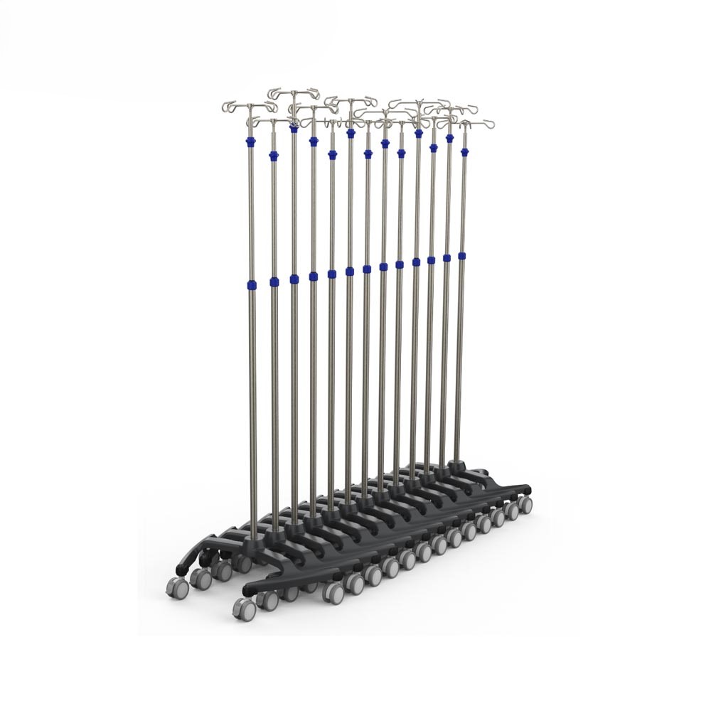 Stackable IV Pole